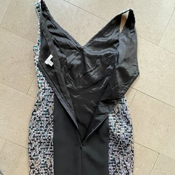Hugo Boss Distripy Jacquard Ponte Multi-Color Sheath Dress NWOT-Size 4 - Picture 14 of 16